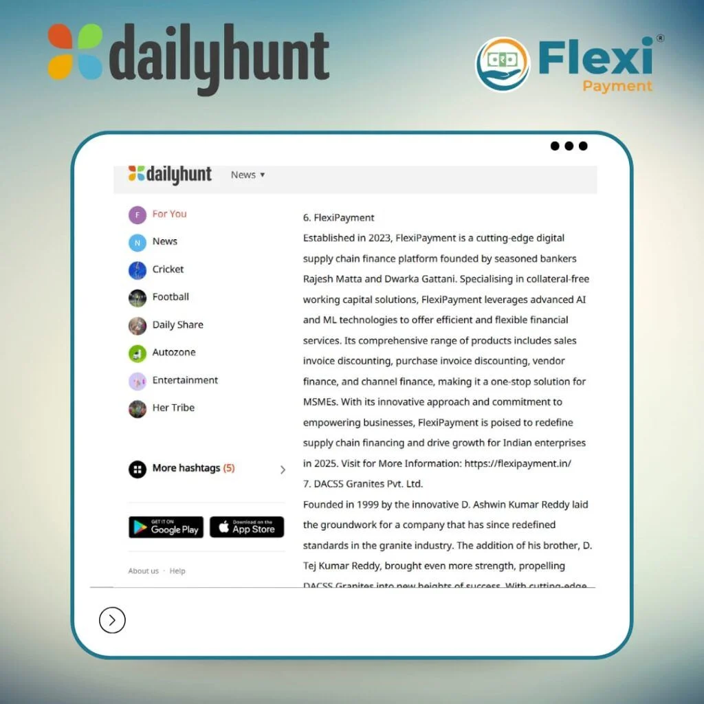 DailyHunt Flexi payment